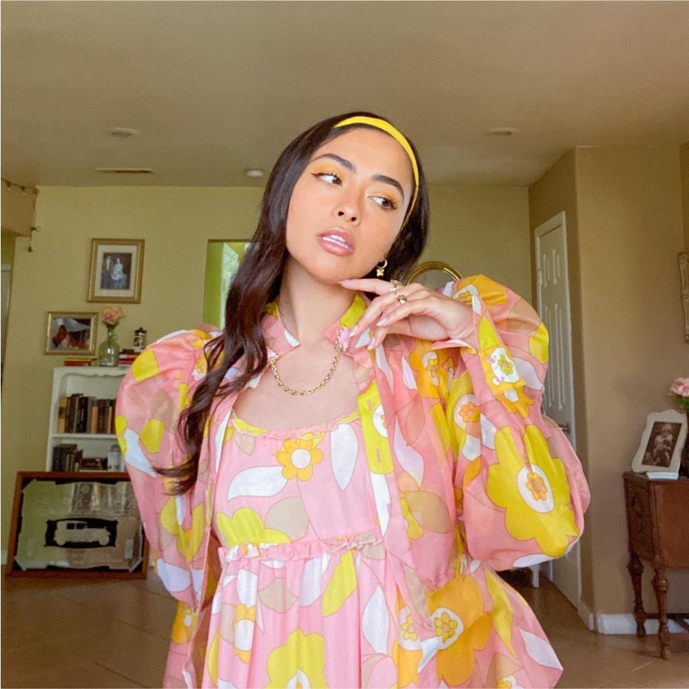 NWT The Emma Blouse in Woodstock Print (S)